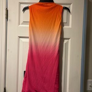 Lulu's Bright Pink Sleeveless Dress with Tag